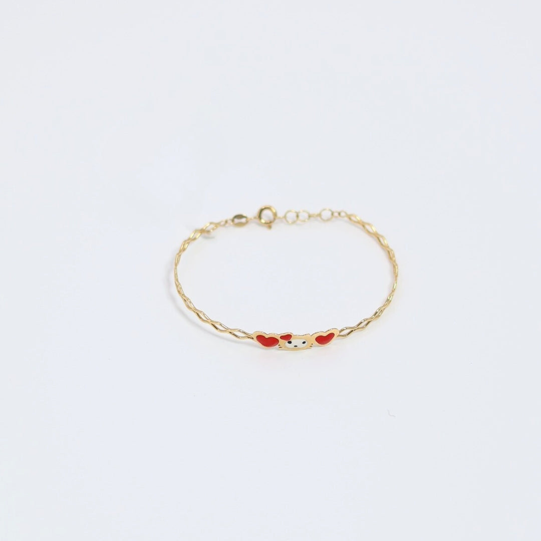 Ruby Charm Bracelet