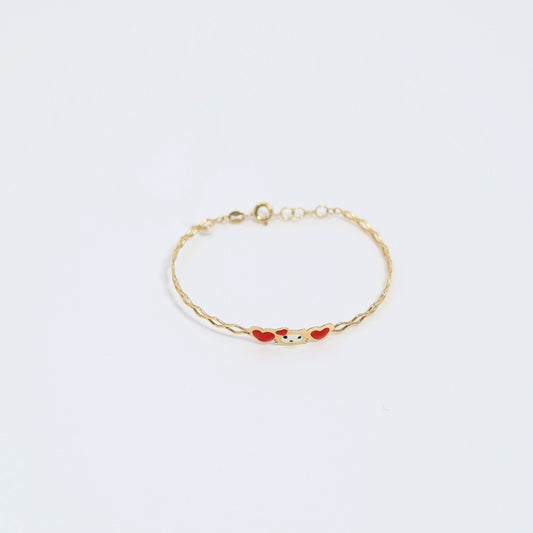 Ruby Charm Bracelet