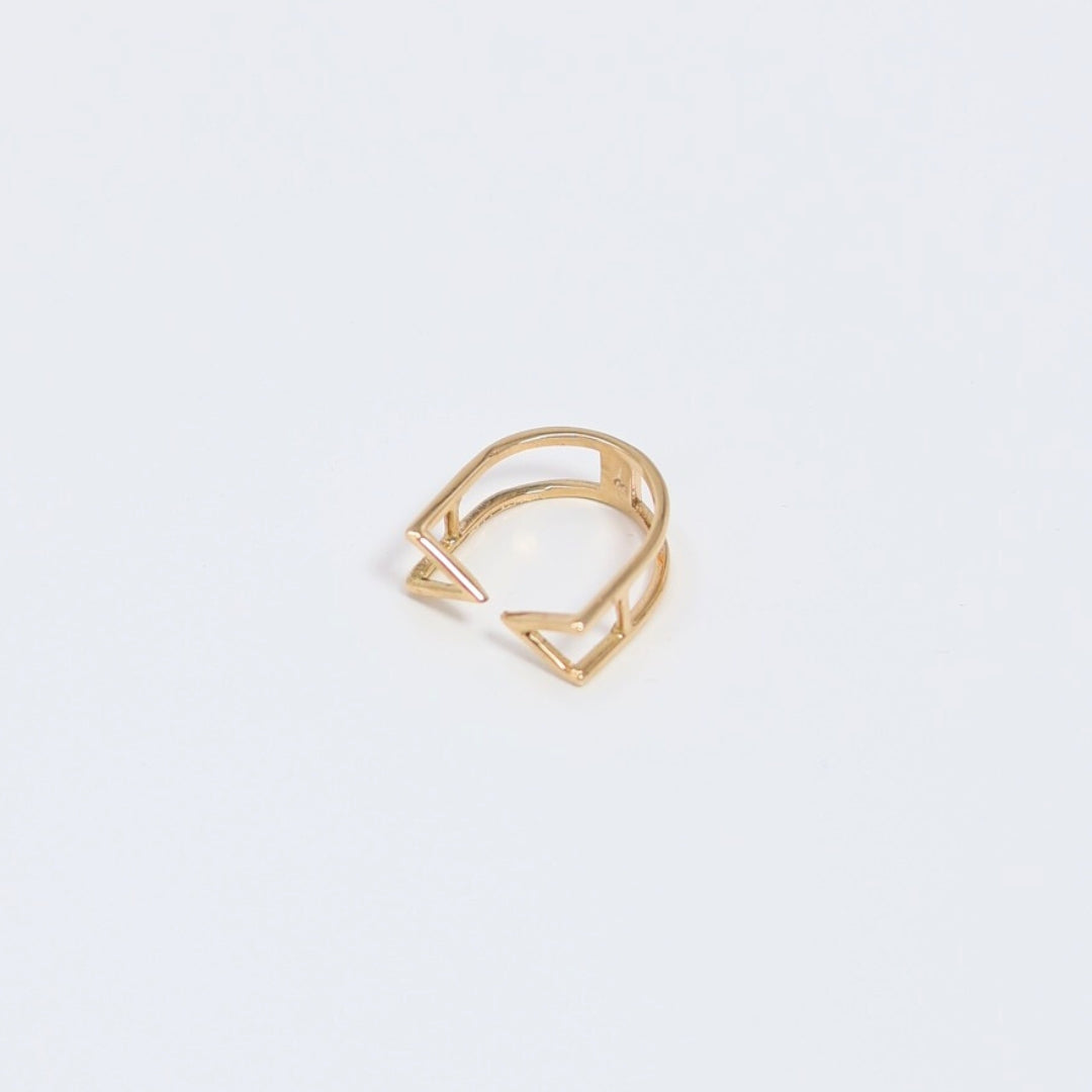 Arlo Geometric Open Ring
