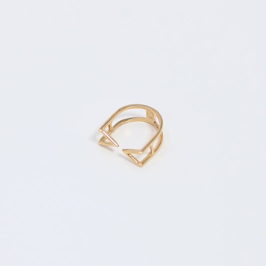Arlo Geometric Open Ring