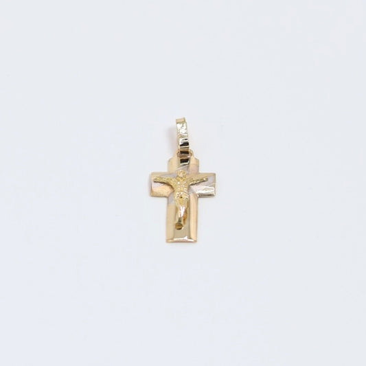 Textured Gold Cross