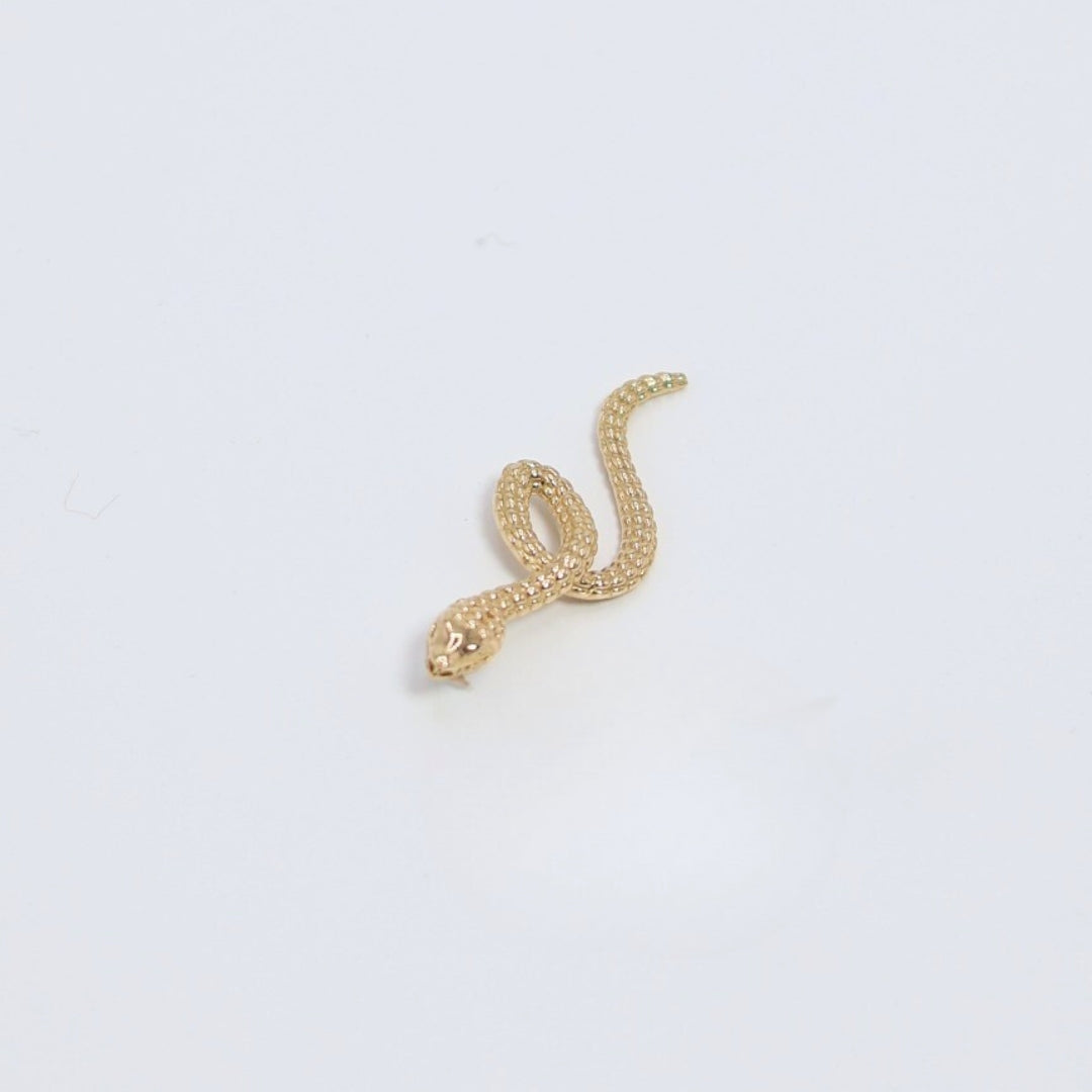 Textured Snake Pendant