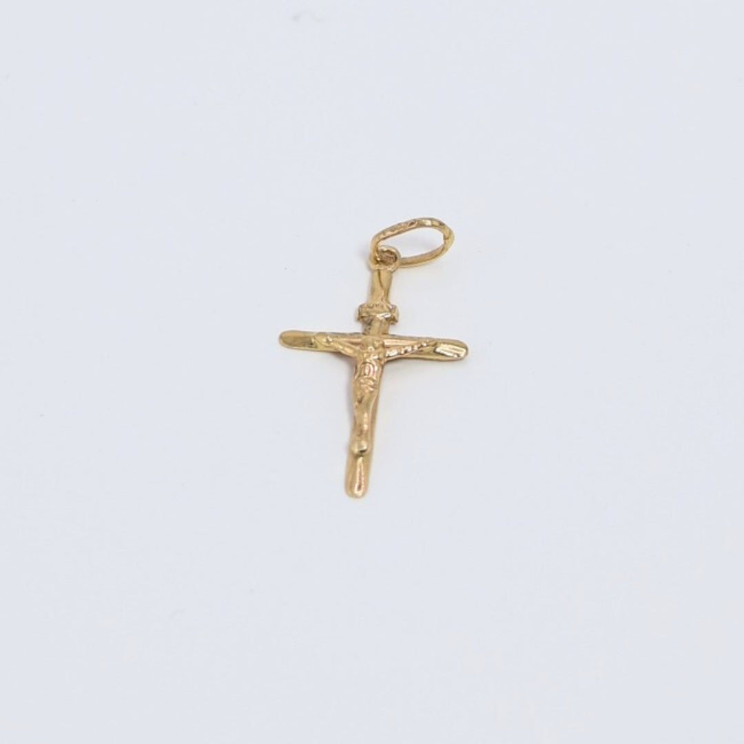 Sculpted Christ Cross Pendant