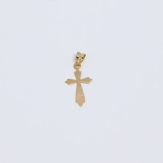 Decorative End Cross Pendant