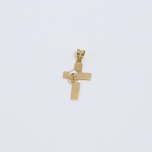 Heritage Cross with Saint Charbel Pendant