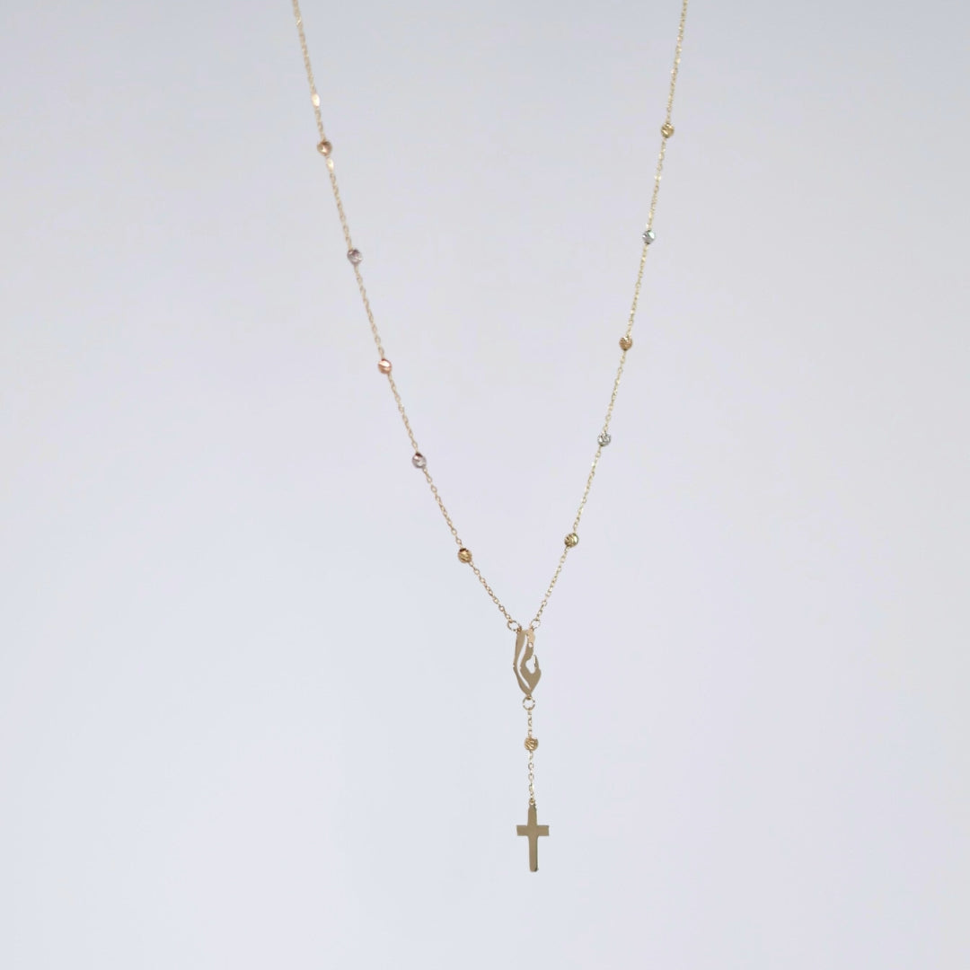 Radiant Cross Necklace